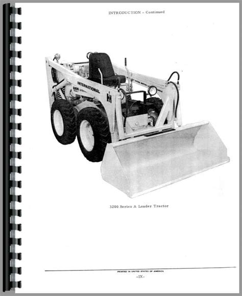 international 3200b skid steer specs|international harvester 3200a service manual.